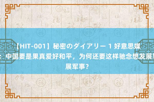 【HIT-001】秘密のダイアリー 1 好意思媒反问：中国要是果真爱好和平，为何还要这样驰念想发展军事？